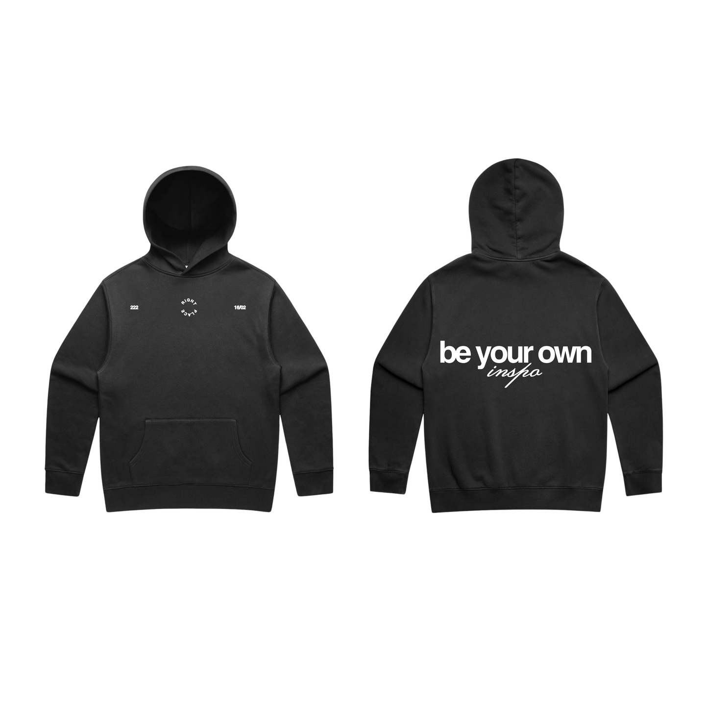 "Be your own inspo" - Faded Black