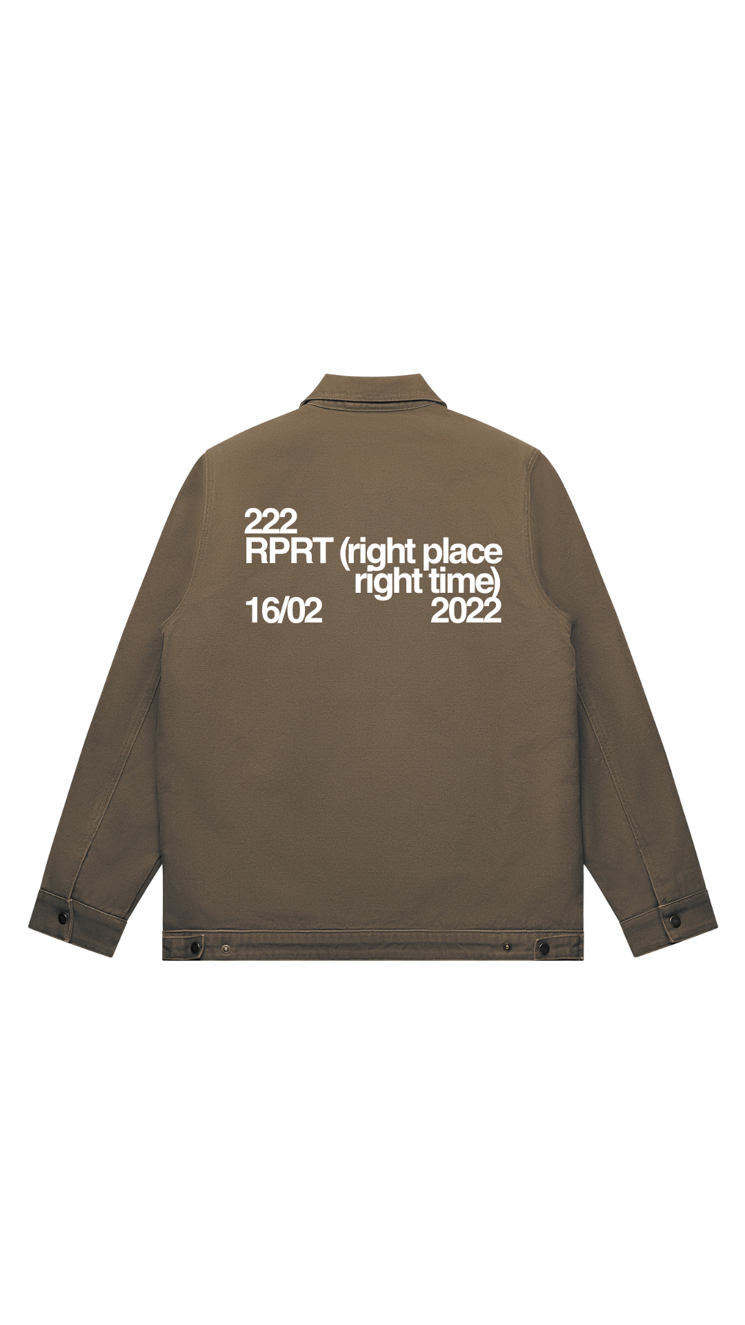 HEAVY CANVAS JACKET (cafe)