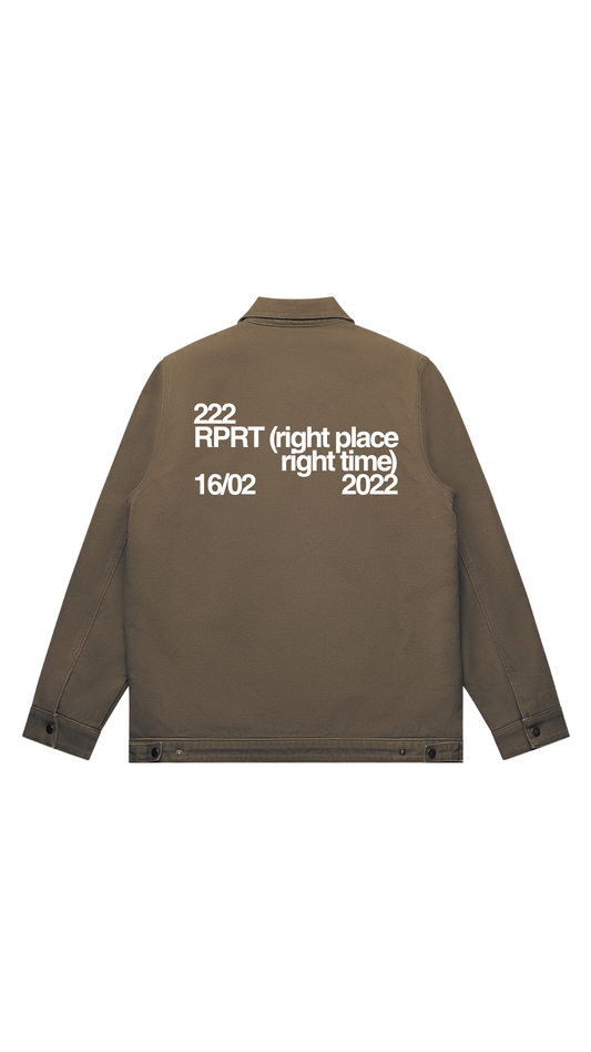 HEAVY CANVAS JACKET (cafe)