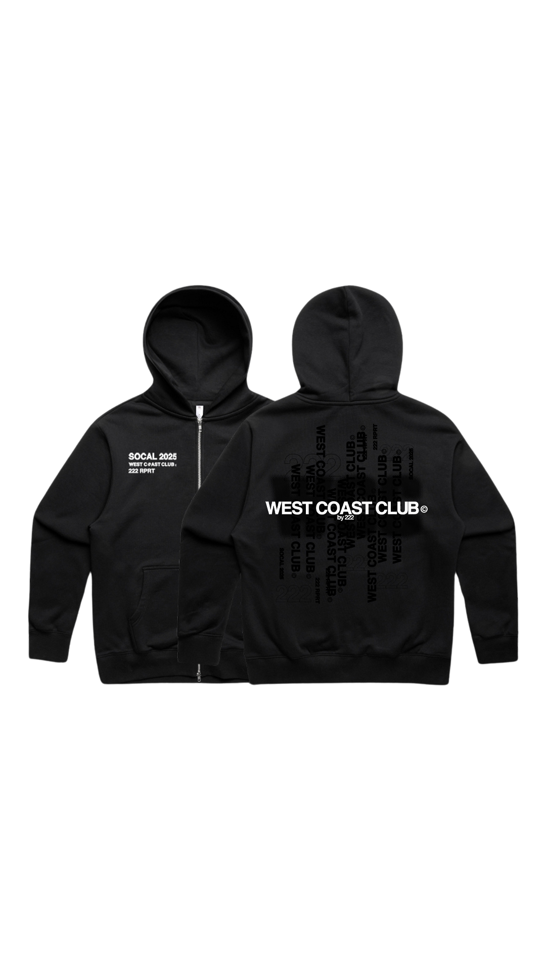 WCC X 222 ZIP HOODIE