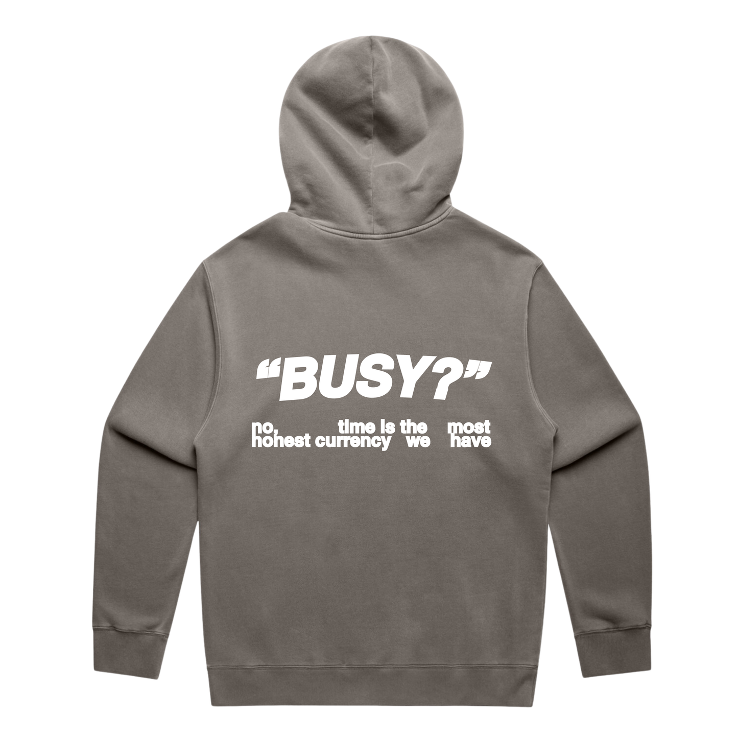 "BUSY?" - Faded Gray
