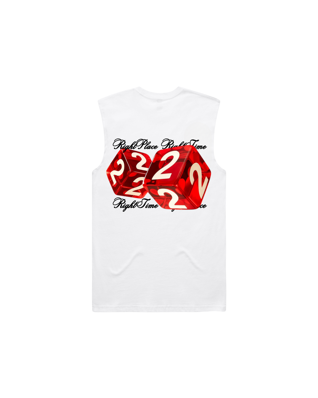 LUCKY222 TANK - WHITE