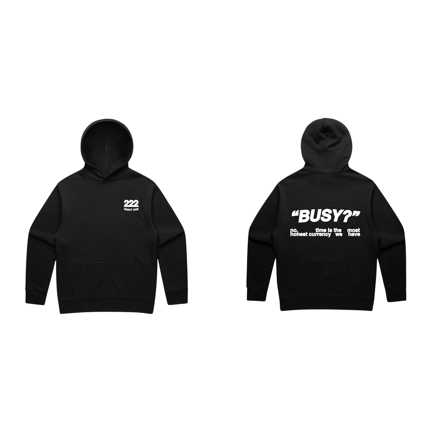 "BUSY" - Black
