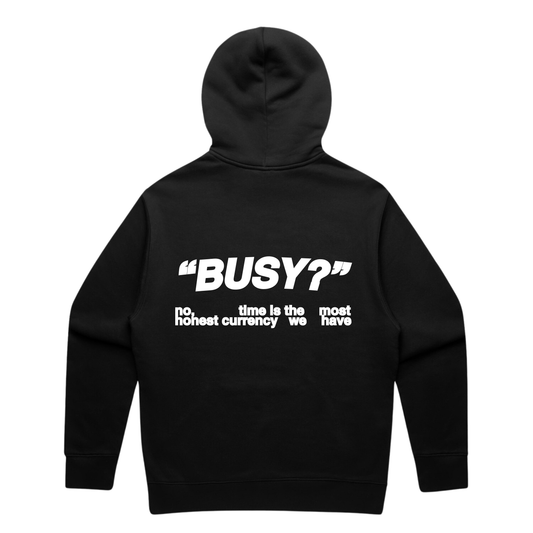 "BUSY" - Black