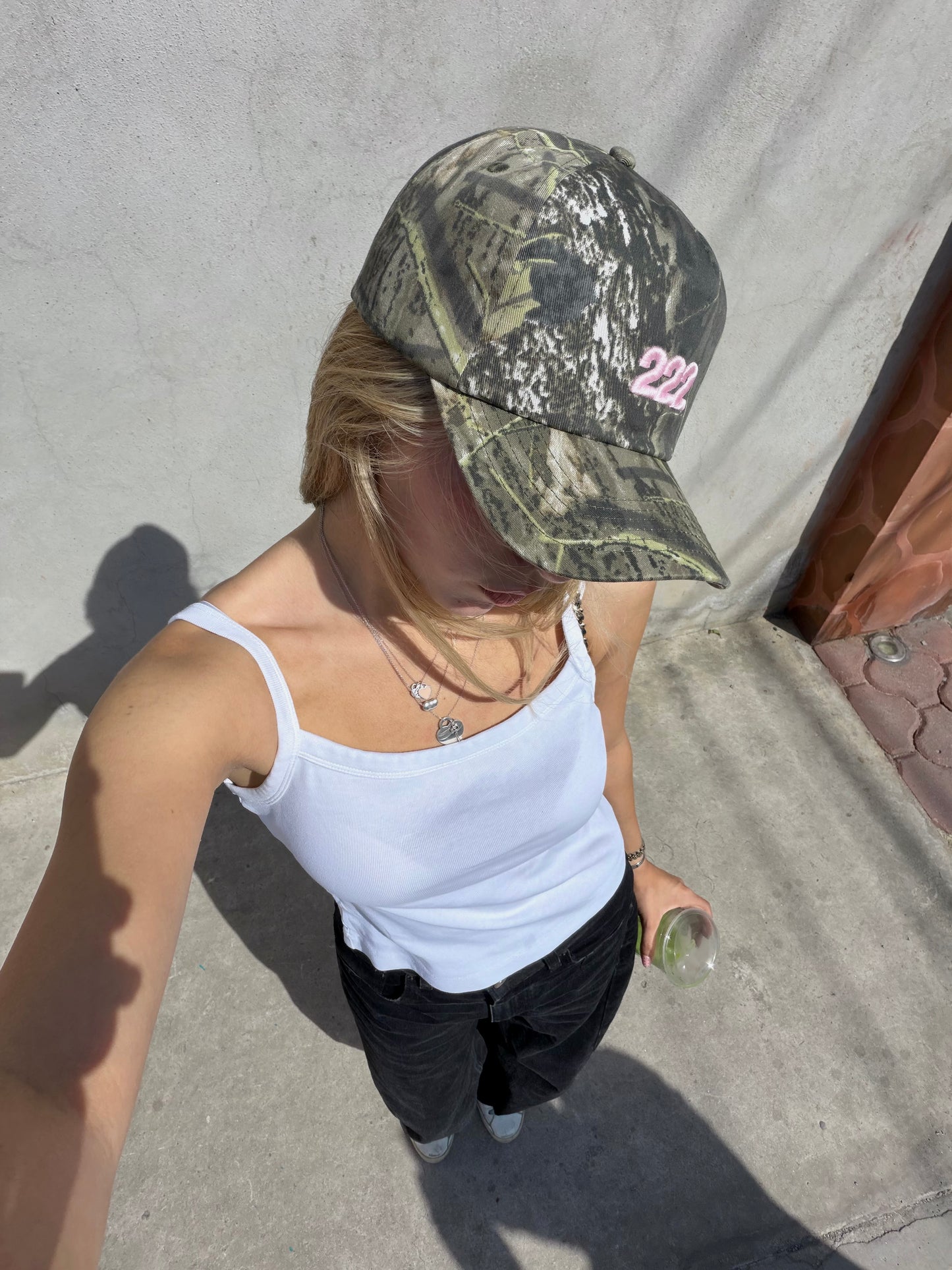 “CAMO HAT” - Pink