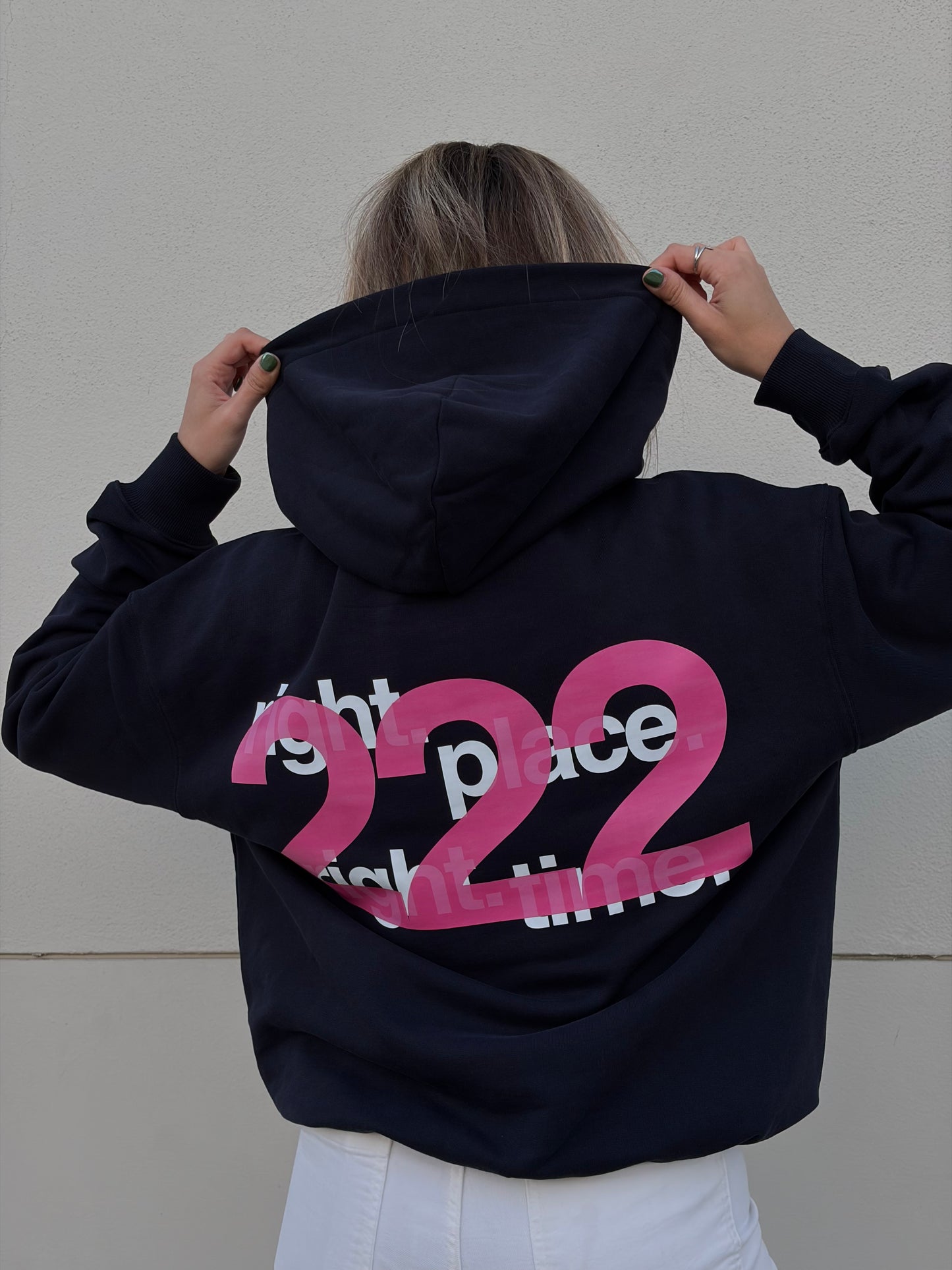 AMERICAN GIRLS - HOODIE (navy blue)